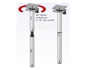 Сгъваем крак за маса, въртящ, височина 701мм ( 388мм + 313мм ), АРТ. 57112.